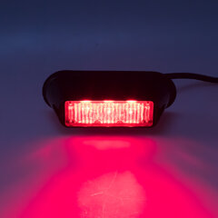 PREDATOR 3x1W LED, 12-24V, červený, ECE R10 kf003red