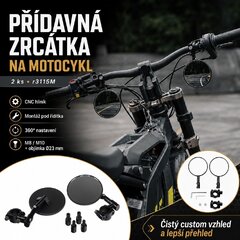 Přídavná zrcátka na motocykl 2ks r3115M