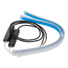 LED pásek, dynamické blinkry oranžová / poziční světla červená, 30 cm 96un10-30