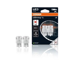 OSRAM LED 12V W21W/5W W3x16q červená (2ks) Duo-blister 7515DRP-2BL