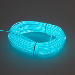 LED podsvětlení vnitřní ambientní ledově modré, 12V, 5m