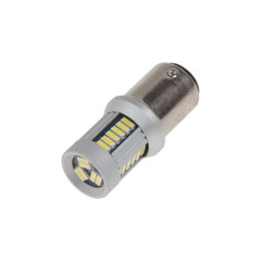 LED BAZ15d (dvouvlákno) bílá, 12-24V, 30LED/4014SMD 95191