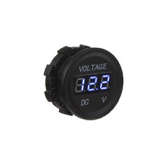Digitální voltmetr 5-48V modrý 34530blue