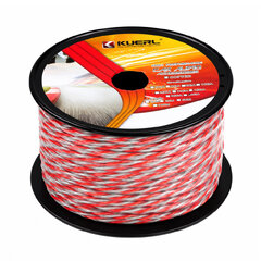 Kabel kroucený 2x1 mm, červená/šedá, 100 m bal 31212