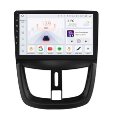 HIZPO KXPG2079001 Autorádio 9" Android pro Peugeot 207 Model: S9008 (8+128GB) CHR1818