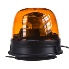 LED maják, 12-24V, 10x1,8W, oranžový, magnet, ECE R65 R10 wl73