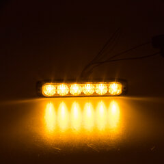 PROFI SLIM výstražné LED světlo vnější, oranžové, 12-24V, ECE R65 911-006