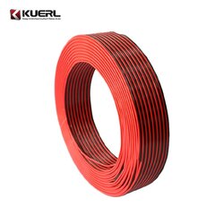 Kabel 2x1,5 mm, černočervený, 50 m bal 31215p