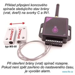 GSM klíč / GSM relé s alarmem iQGSM-R2