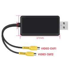 Video adaptér USB - RCA CHRRCA_VIDEO_OUT_PUT
