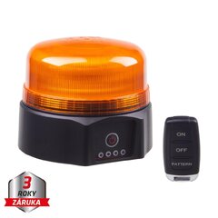 AKU LED maják, 36xLED oranžový, dálkové ovládání, magnet, ECE R65 wlbat812re