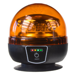 AKU LED maják, 12x3W oranžový, magnet, ECE R65 wlbat180