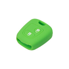 Silikonový obal pro klíč Citroen 2-tlačítkový, zelený 481ct104gre
