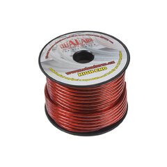 Kabel 6 mm, červeně transparentní, 25 m bal 31161
