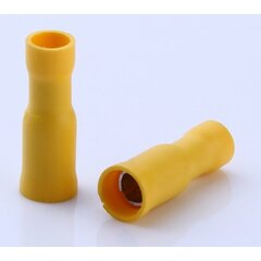 Objímka kruhová 5,0 mm žlutá, 100 ks 4001003