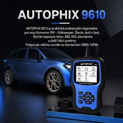 Autodiagnostika Autophix 9610 OBDII pro VW, Škoda, Seat, Audi 35991obd