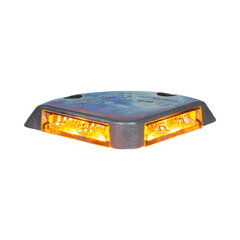 Rohové výstražné LED světlo na plošiny, 12-36V, 4x1,5W, oranžové kf189