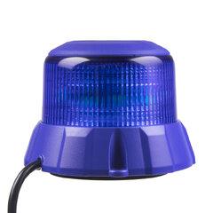 Robustní modrý LED maják, modrý hliník, 48W, ECE R65 wl404blu