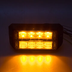 PROFI DUAL výstražné LED světlo vnější, 12-24V, oranžové, ECE R65 911-c4d