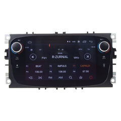 Autorádio pro Ford 2008-2012 s 7" LCD, Android, WI-FI, GPS, Carplay, Mirror link, Bluetooth, 2x USB