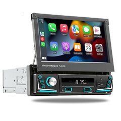 1DIN autorádio s výsuvným 7" LCD / 2x USB / Bluetooth / CarPlay / AndroidAuto / Mirrorlink scc190cabt
