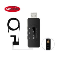 DAB přijímač přes FM modulátor / AUX výstup, napájení USB-A dab-05