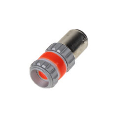 LED BAY15d červená, dvouvlákno,COB 360⁰, 9-60V, 12W