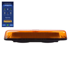 AKU LED rampa oranžová, APP, magnet, 12-24V, 304mm, ECE R65 R10 sre2-bat12APP