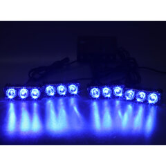 PREDATOR LED vnější bezdrátový, 12x LED 1W, 12V, modrý
