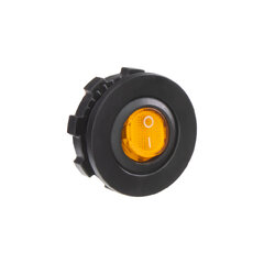 Spínač kolébkový kulatý 20A oranžový s podsvícením 47145A