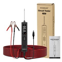 Multifunkční tester - zkoušečka elektrických obvodů auta 12 / 24V s displejem 45108