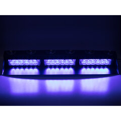 PREDATOR LED vnitřní, 18x3W, 12-24V, modrý, 490mm, ECE R10