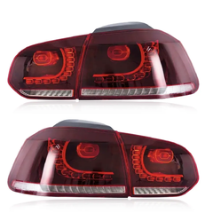 VLAND YAB-GEF-0183A Zadní LED světla VW Golf 6 hatchback Barva: Červená CHR1510_CER