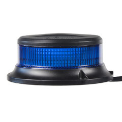 LED maják, 12-24V, 18x1W modrý, magnet, ECE R65 R10 wl310mblu