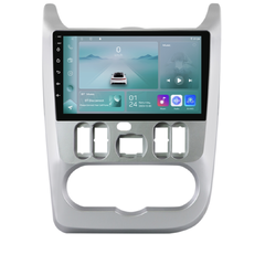 HIZPO KXRNLOG91 Autorádio 9" Android 13 pro Dacia Logan, Sandero Varianta: Napájecí kabel typu A, Model: P9002CP (2+32GB) CHR1419_NAP