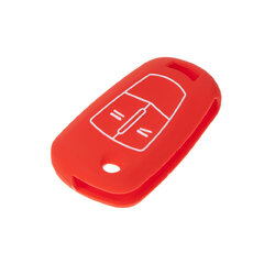 Silikonový obal pro klíč Opel 2-tlačítkový, červený 481op104red