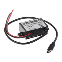 Měnič napětí 12-24/5V, 3A USB-C 34156