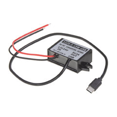 Měnič napětí 12-24/5V, 3A USB-C 34156