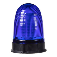 x LED maják, 12-24V, modrý, 80x SMD5730, ECE R10