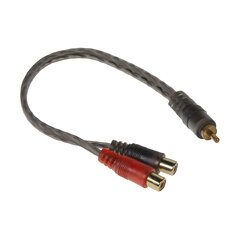 RCA Y audio kabel, 1x samec, 2x samice pc1-52f