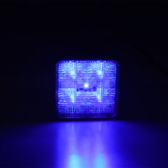 x Výstražné LED světlo vnější, modré, 12/24V