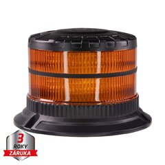 LED maják, 12-24V, 16xLED oranžový, pevná montáž, ECE R65 wl829fix
