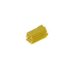 Konektor MINI ISO 6-pin bez kabelů - žlutý 25005žlu