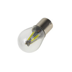 LED BA15s bílá, 12-24V, 4x COB LED