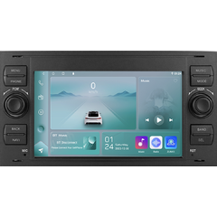 HIZPO 06FOCUS7001 Autorádio 7“ Android pro Ford Focus / C-Max / Connect / Fiesta / Fusion / Transit Barva rámečku: Černá, Model: P206FOCUS7001 (2+32GB CHRP206FOCUS7001BCP