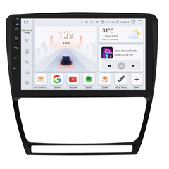 HIZPO KXSKDOTV101 Autorádio 10,1“ Android pro Škoda Octavia 2 Barva rámečku: Černá, Model: S101004 (4+32GB) CHR99_CER