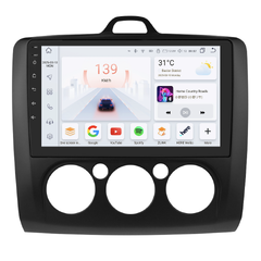 HIZPO KXFDFCS91/92 Autorádio 9" Android pro Ford Focus 2 Barva: Černá, Ovládání klimatizace: Manuální klimatizace, Výkonnostní varianta: S9004 (4+32GB CHR516_TMA