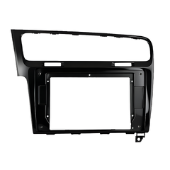 2DIN Rámeček pro Volkswagen Golf VII s kabeláží a CANBUS - Černý A7331BLACK