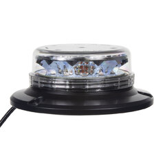 LED maják, 12-24V, 12x3W vícebarevný, magnet wl140mcolor
