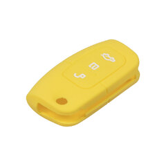 Silikonový obal pro klíč Ford 3-tlačítkový, žlutý 481fo102yel